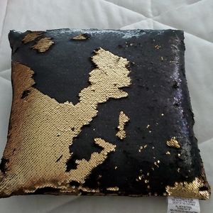 Sequin pillow